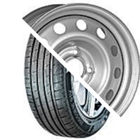 Шина с диском в сборе Massimo OTTIMA PLUS 185/65 R15 88H + ТЗСК Логан II Серебристый 4*100 6xR15 ET40 DIA60.1