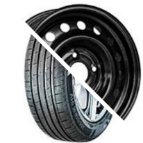 Шина с диском в сборе Massimo OTTIMA PLUS 185/65 R15 88H + Magnetto 15010 AM Black 4*100 6xR15 ET37 DIA60.1