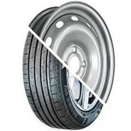 Шина с диском в сборе Massimo OTTIMA PLUS 185/65 R15 88H + Magnetto 15002 AM Silver 4*100 6xR15 ET40 DIA60.1