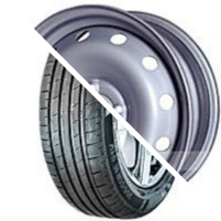 Шина с диском в сборе Massimo OTTIMA PLUS 185/65 R15 88H + Magnetto 15001 S AM Silver 4*100 6xR15 ET50 DIA60.1