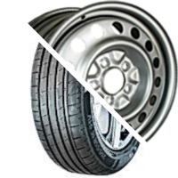 Шина с диском в сборе Massimo OTTIMA PLUS 185/65 R15 88H + Trebl 64A50C Silver 4*100 6xR15 ET50 DIA60.1