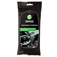 Салфетка влажная для ухода за интерьером автомобиля Grass (IT-0311)