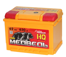 АКБ Медведь Silver о.п.R+ 62a/h Евро B13(нижн.кр) низкий